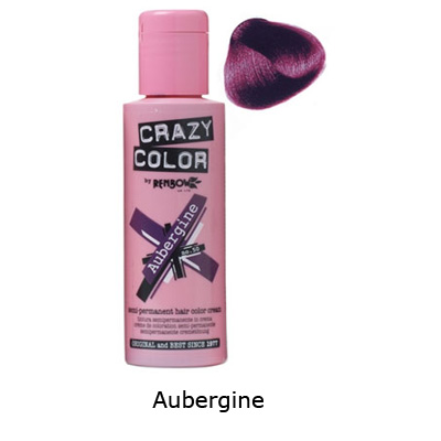 Crazy Color - Aubergine Coloration semi permanente - Violet